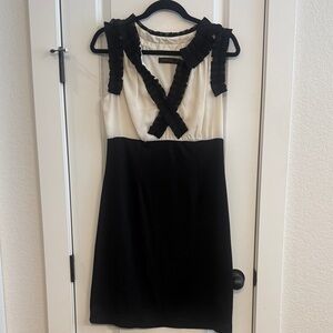 The Limited Black and White Mini Dress